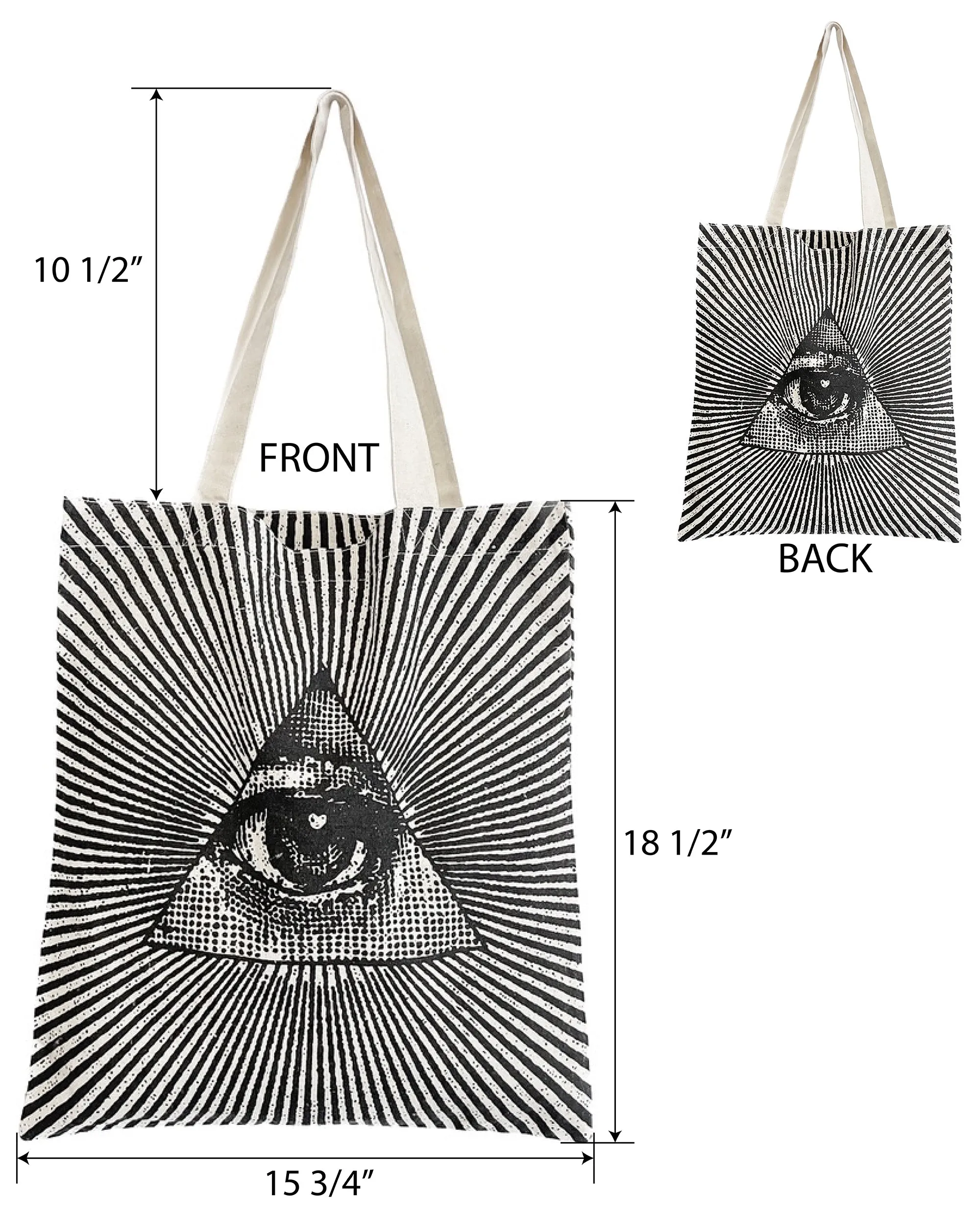 Prism Eye Eco Canvas Tote Bag