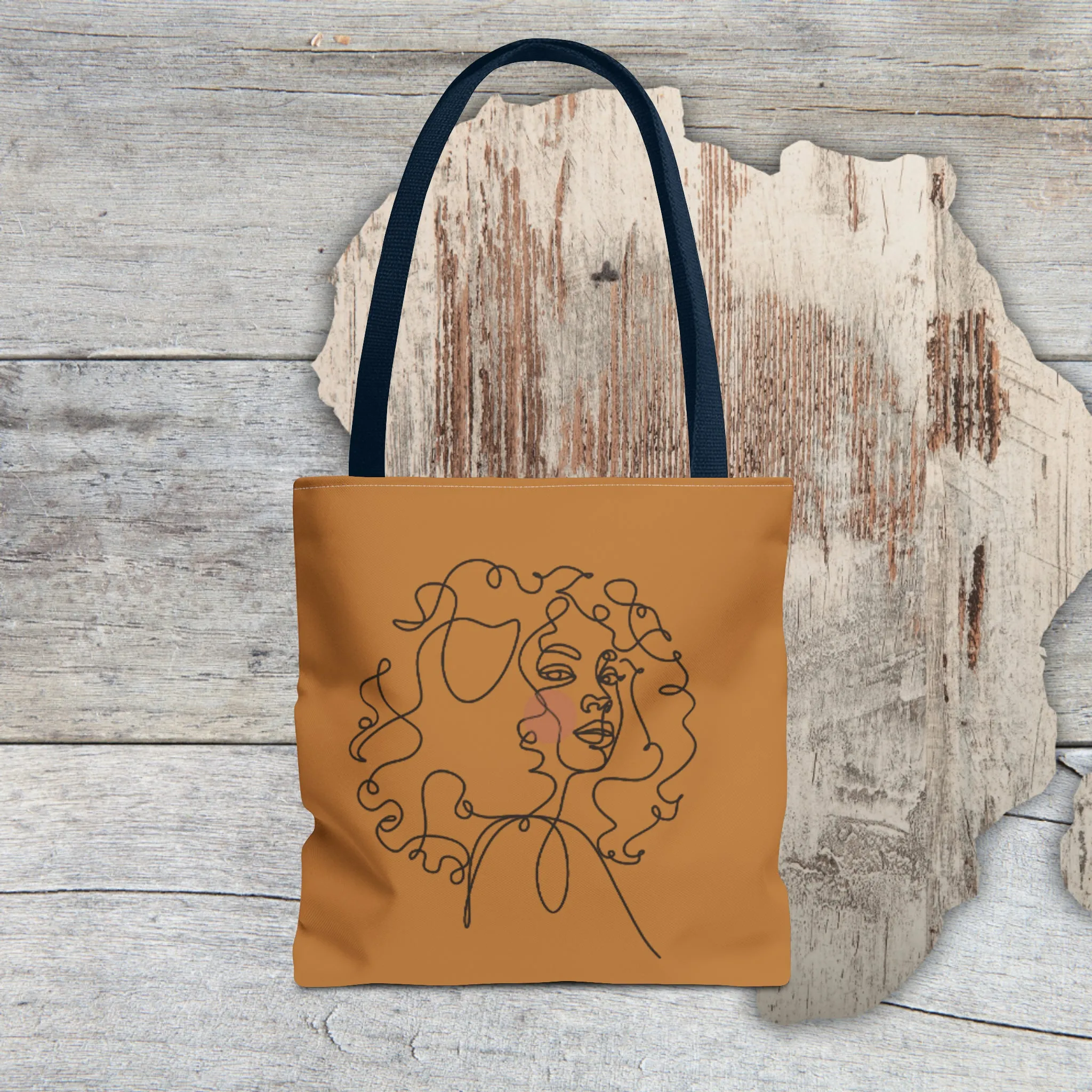 QUEEN: Tote Bag (AOP). Tote Bag. Reusable Bag. Everyday Use. Black Pride. Queer Love. Pride. Birthday Gift. Grocery Bag