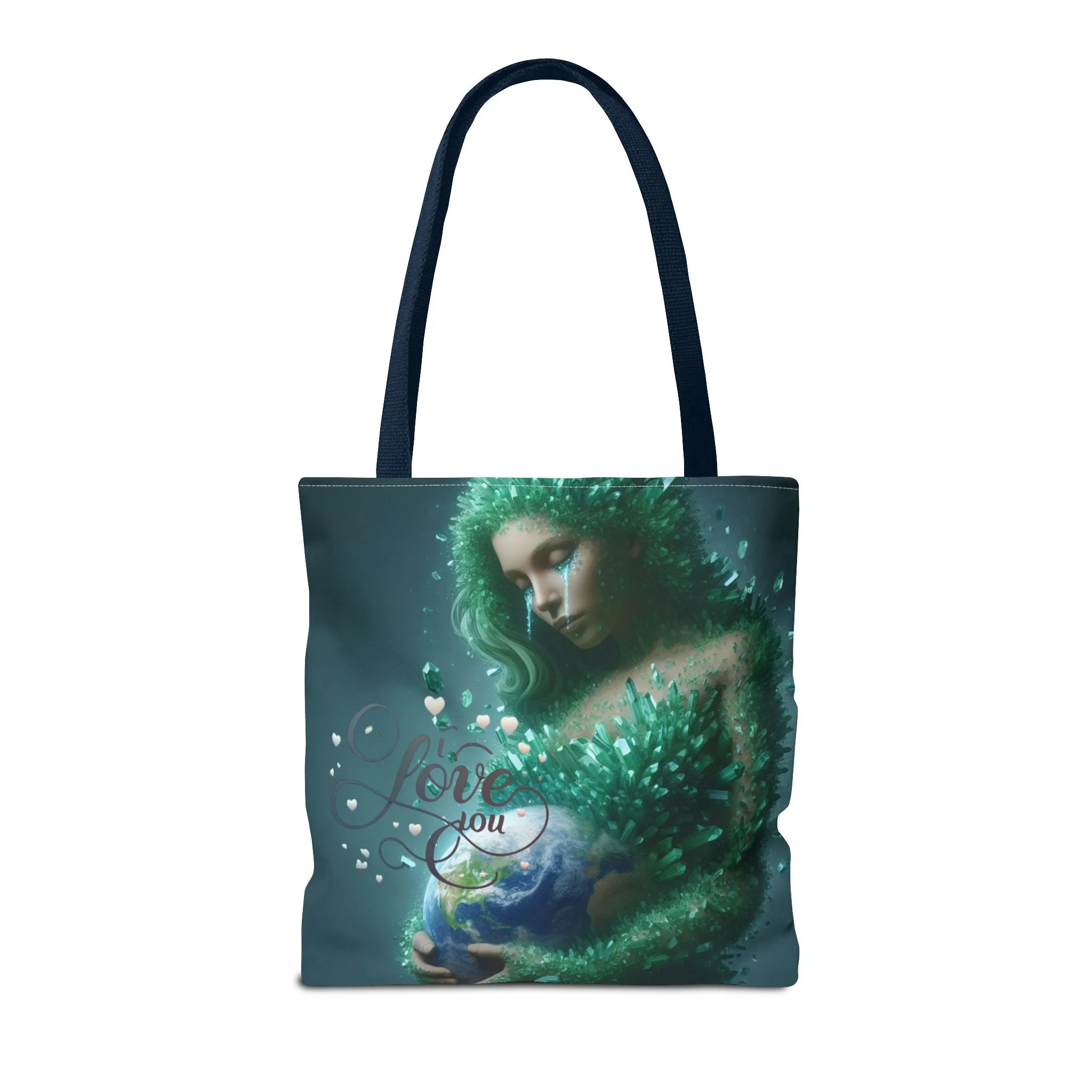 "Discover the Mother Earth Tote Bag (AOP) by TrendPop Creations: Custom Print Designed"?