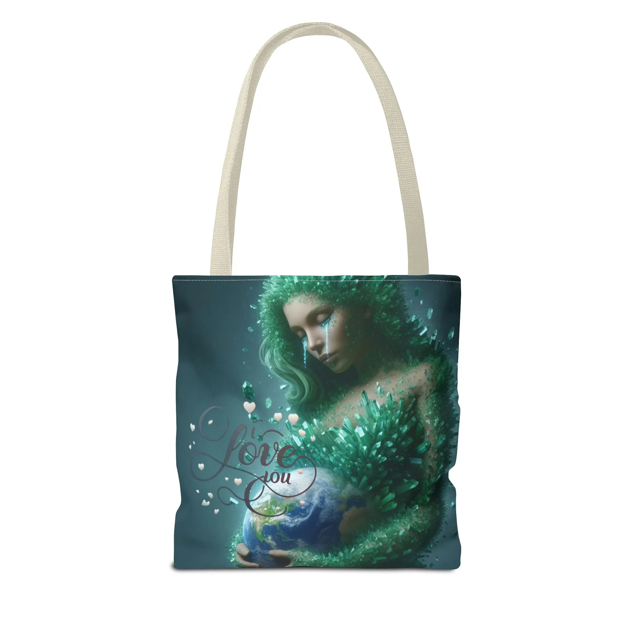 "Discover the Mother Earth Tote Bag (AOP) by TrendPop Creations: Custom Print Designed"?