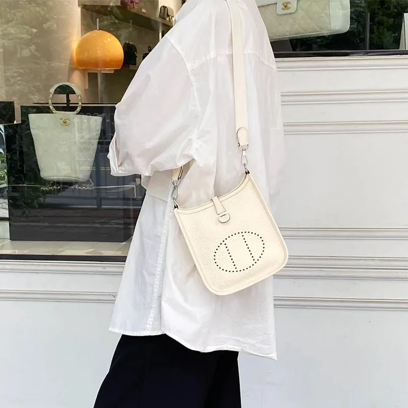 SEALBEER High-end, genuine leather Evelyn evelyne mini 17/29TOGO first-layer cowhide shoulder diagonal span bag