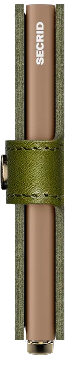 SECRID Miniwallet Premium Stitch Floral Olive