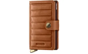 Secrid Premium Miniwallet Embossed Lines | Congac