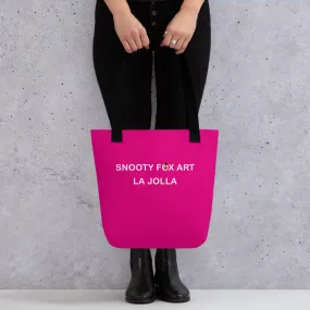 Snooty Fox Art Tote Bag - Mexico Pink La Jolla