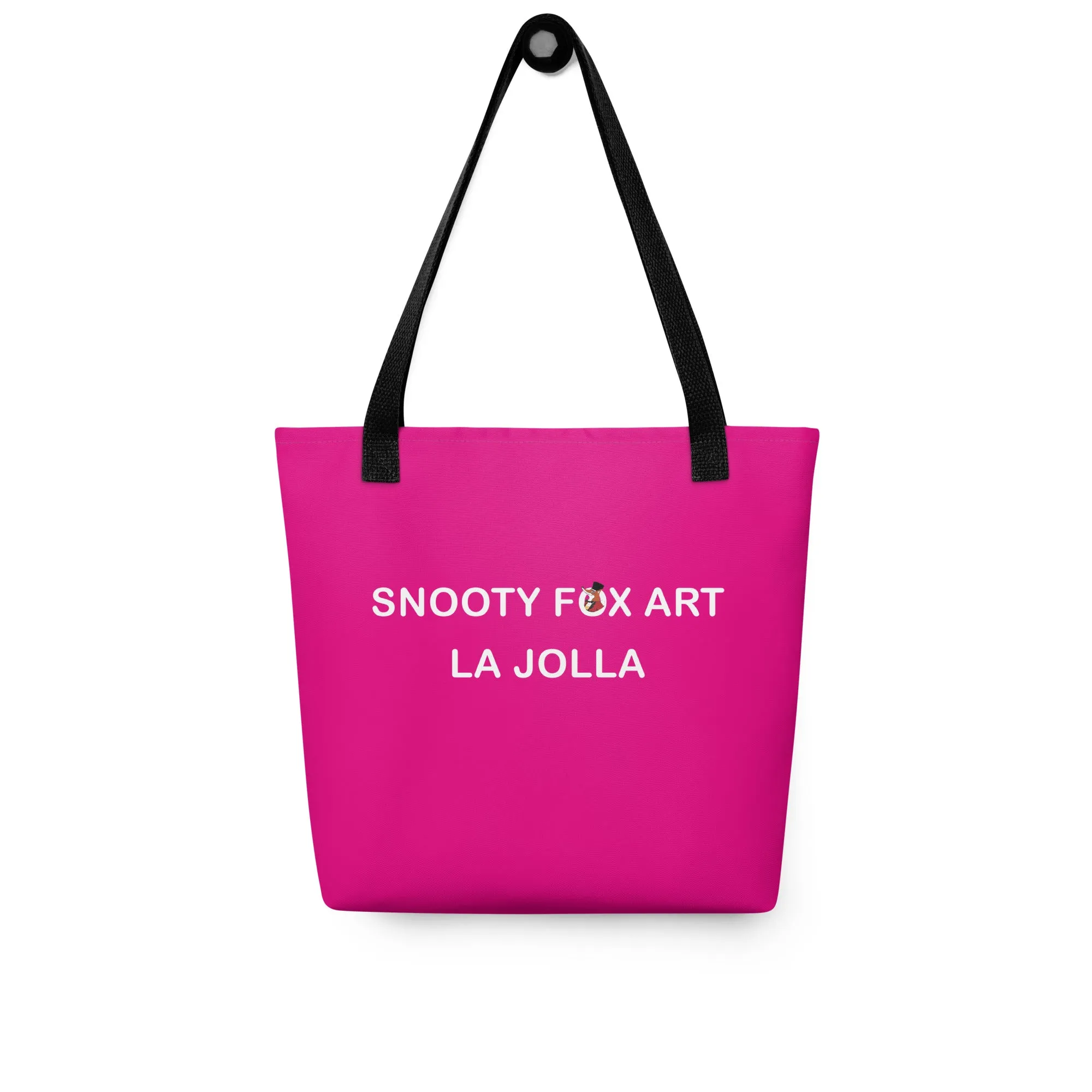 Snooty Fox Art Tote Bag - Mexico Pink La Jolla