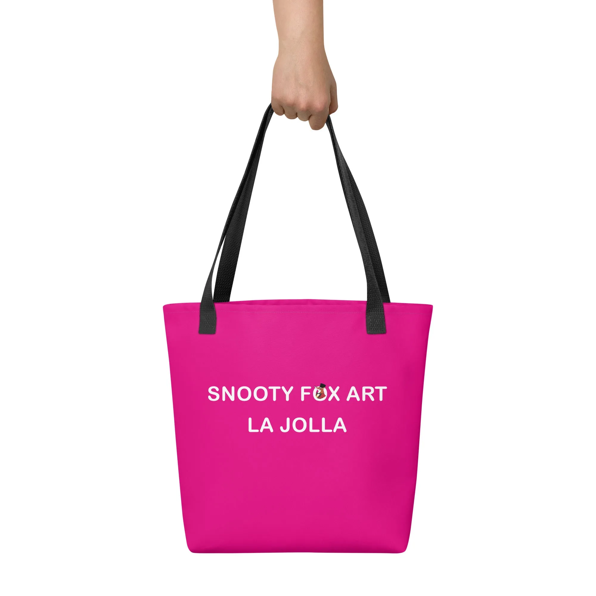 Snooty Fox Art Tote Bag - Mexico Pink La Jolla