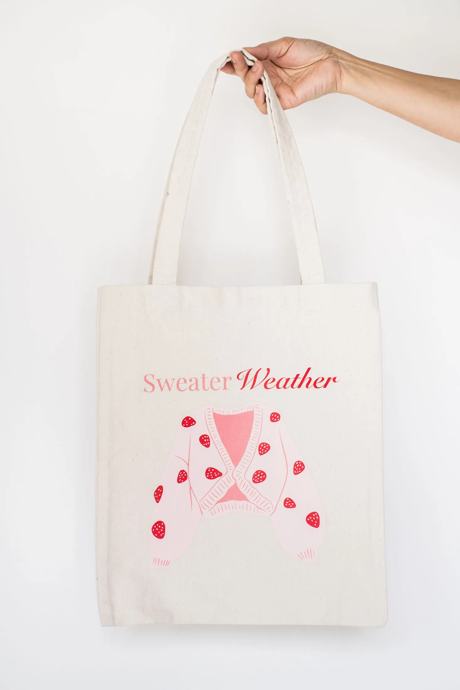 Sweater Weather Canvas Tote