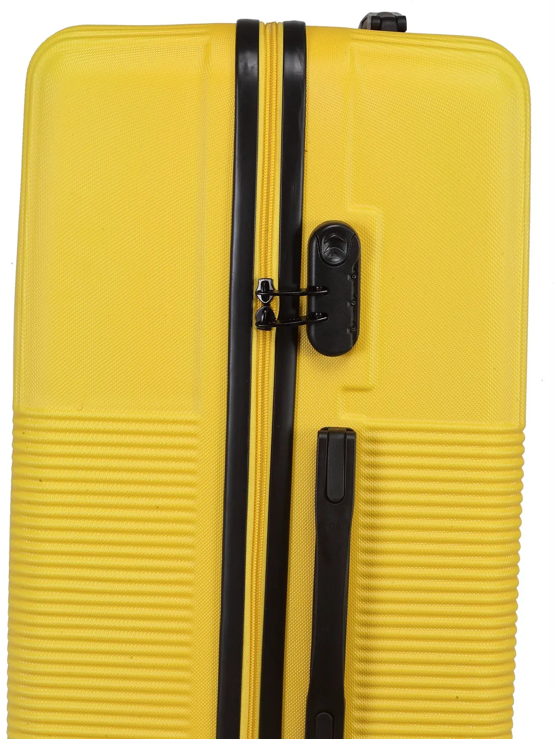 Teakwood Unisex Yellow Trolley Bag - Large