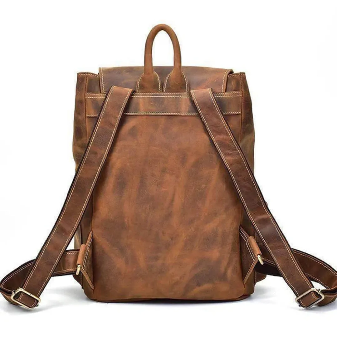 The Armstrong Buffalo Leather Backpack