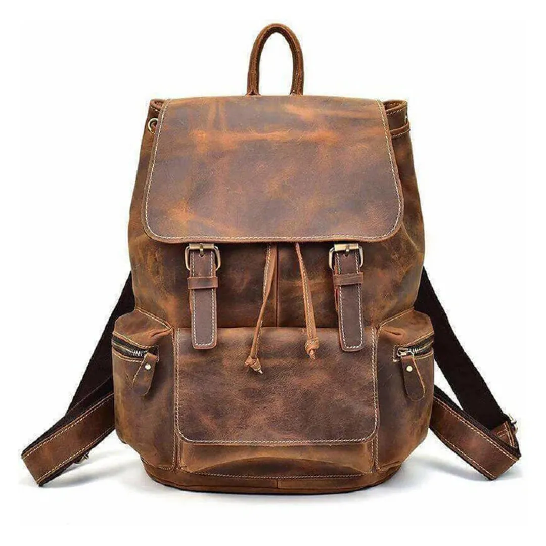 The Armstrong Buffalo Leather Backpack