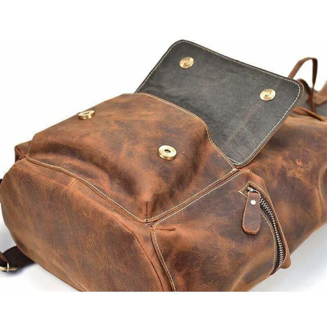 The Armstrong Buffalo Leather Backpack