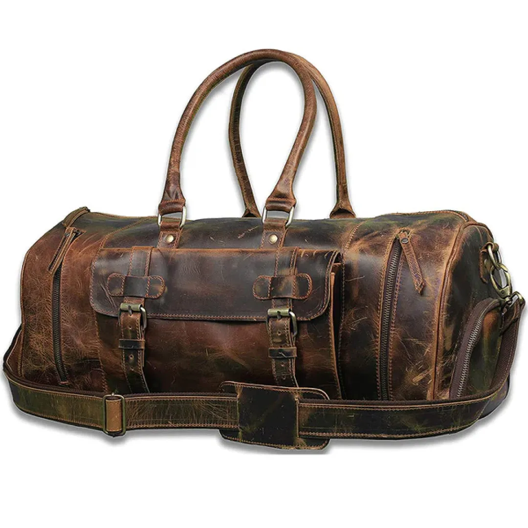 The Lifelong Leather Duffle Bag