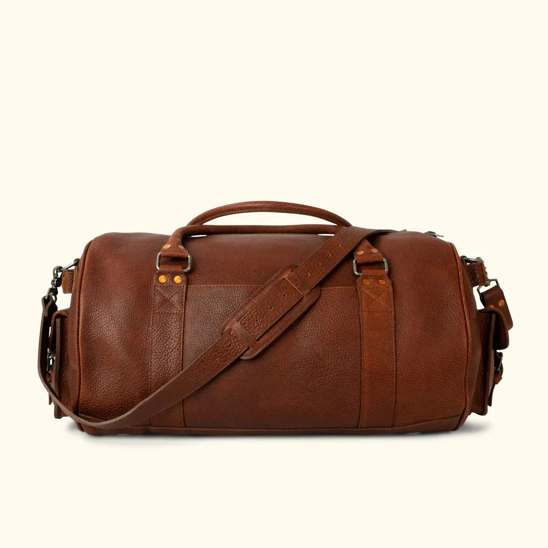 Travel Ryder Reserve Bison Leather Duffle Bag