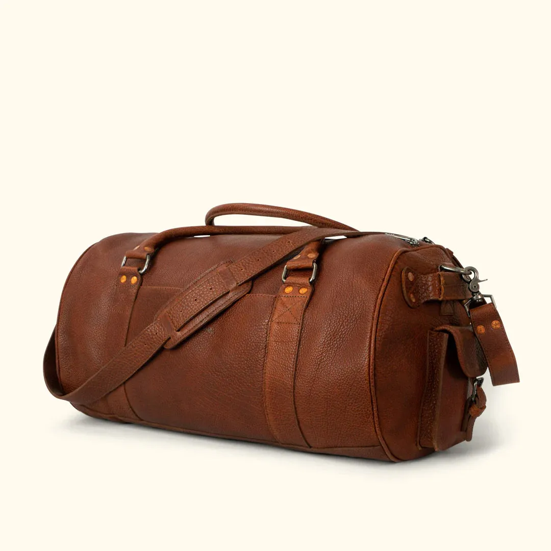 Travel Ryder Reserve Bison Leather Duffle Bag