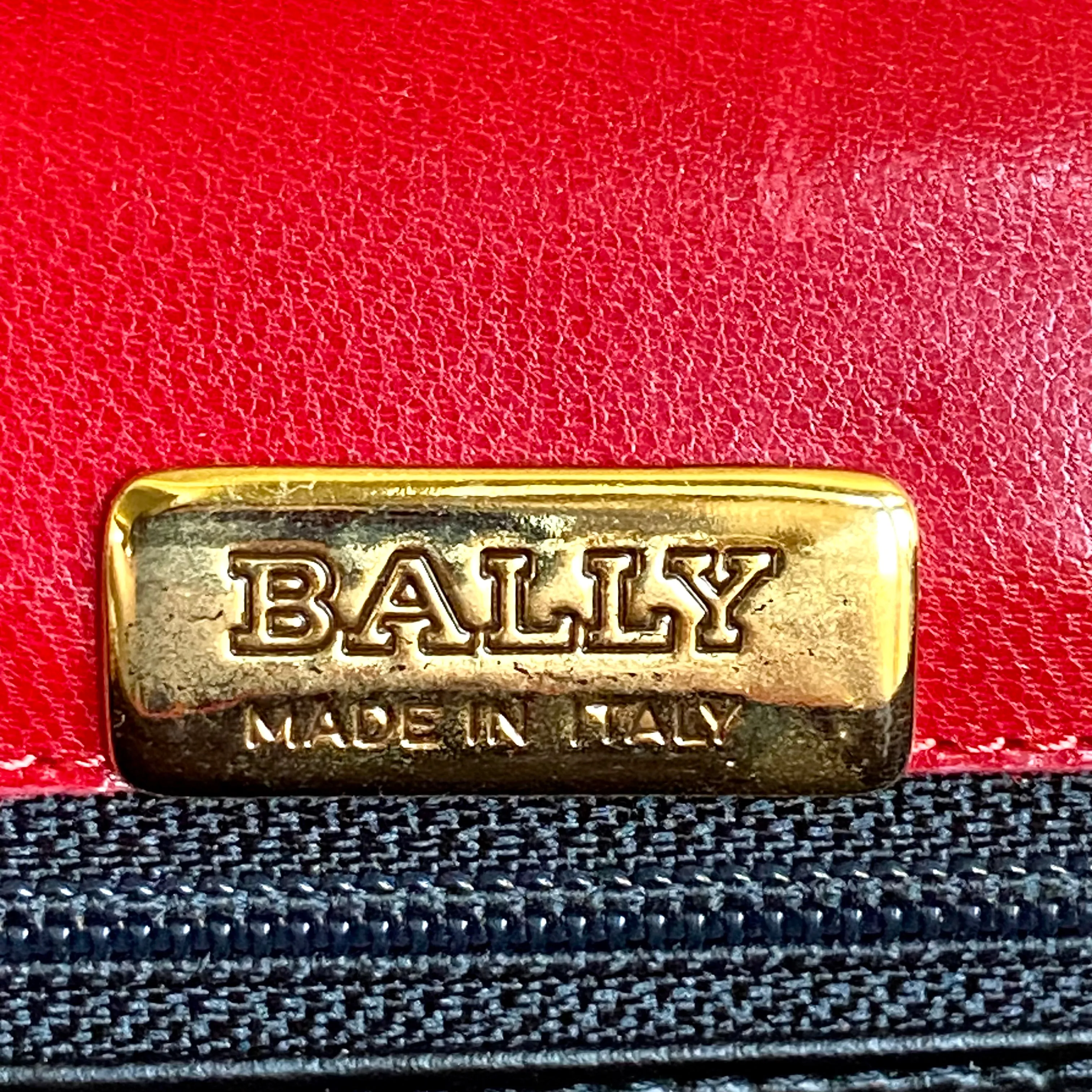 Vintage Italian Bally Genuine Suede Bag